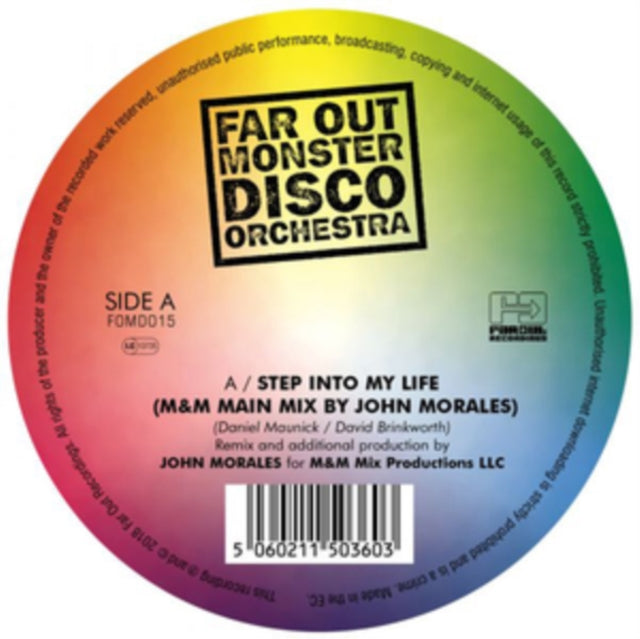 FAR OUT MONSTER DISCO ORCHESTRA | STEP INTO MY LIFE/THE TWO OF US | 12IN VINYL