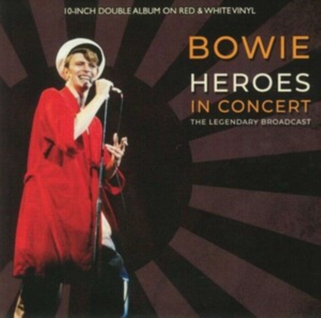BOWIE, DAVID | HEROES IN CONCERT (RED & WHITE VINYL) | 10IN VINYL