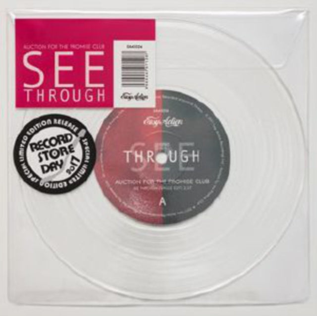 AUCTION FOR THE PROMISE C | SEE THROUGH (CLEAR VINYL) | 7IN VINYL