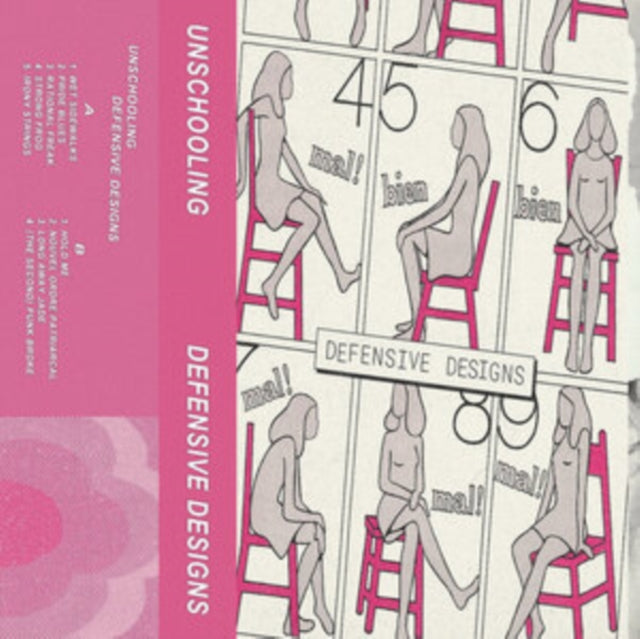 UNSCHOOLING | DEFENSIVE DESIGNS (PINK VINYL) | VINYL RECORD (LP)