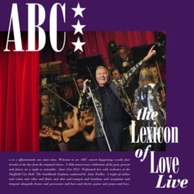 ABC | LEXICON OF LOVE LIVE - 40TH ANNIVERSARY LIVE AT SHEFFIELD CITY HALL (2CD) | CD