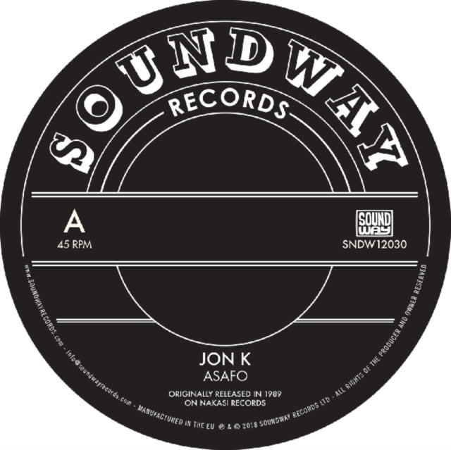 JON K / PAT THOMAS | ASAFO / ENYE WOA | 12IN VINYL