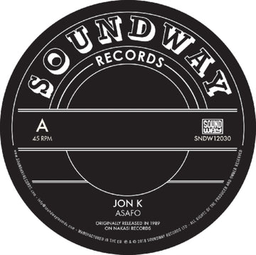 JON K / PAT THOMAS | ASAFO / ENYE WOA | 12IN VINYL