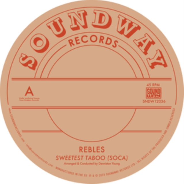 REBLES | SWEETEST TABOO (SOCA) | 12IN VINYL