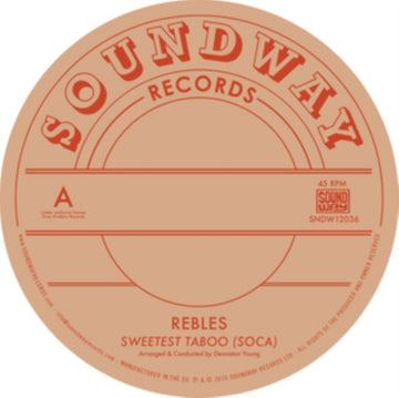 REBLES | SWEETEST TABOO (SOCA) | 12IN VINYL