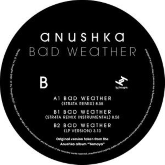 ANUSHKA | BAD WEATHER / STR4TA REMIX | 12IN VINYL