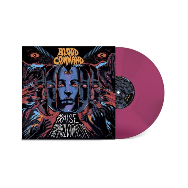 BLOOD COMMAND | PRAISE ARMAGEDDONISM (TRANSPARENT MAGENTA VINYL) | VINYL RECORD (LP)