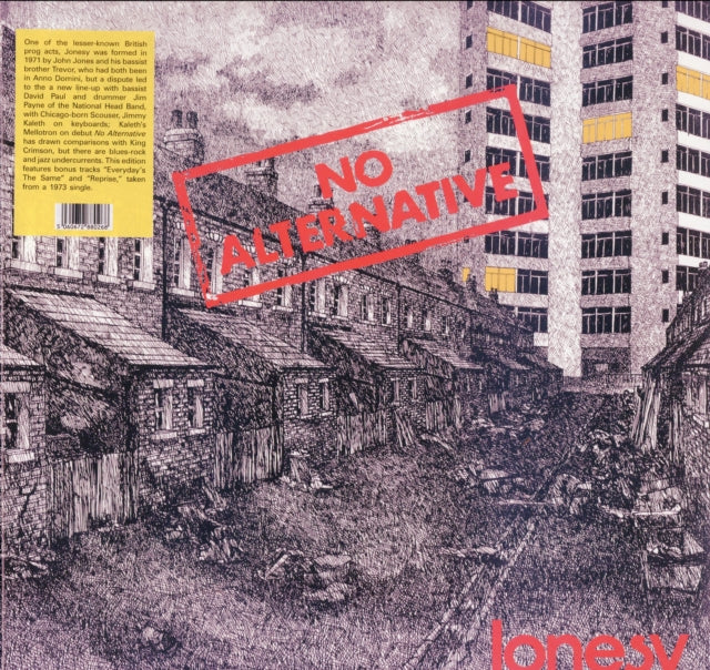 JONESY | NO ALTERNATIVE | VINYL RECORD (LP)