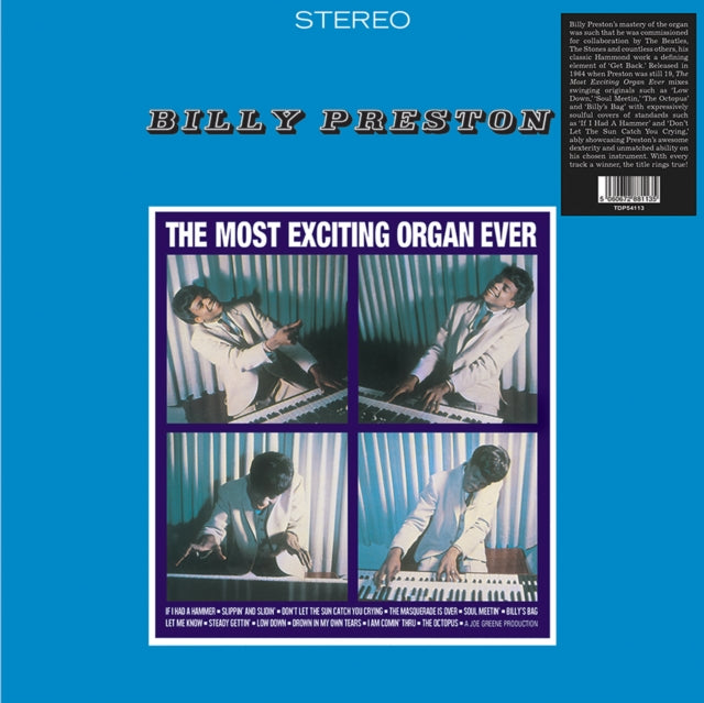 PRESTON, BILLY | MOST EXCITING ORGAN EVER | VINYL RECORD (LP)