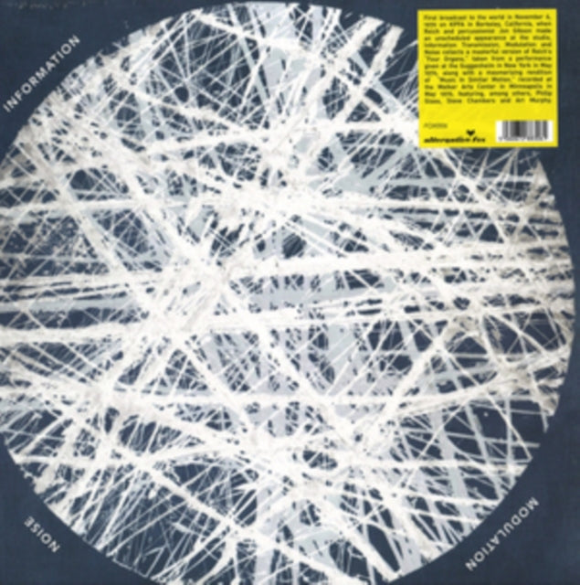 REICH, STEVE | INFORMATION, TRANSMISSION, MODULATION AND NOISE | VINYL RECORD (LP)