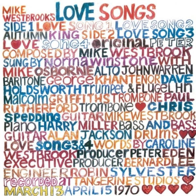 WESTBROOK, MIKE CONCERT BAND | LOVE SONGS | VINYL RECORD (LP)