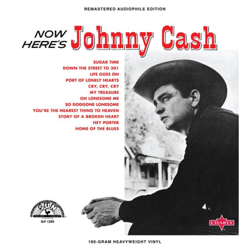 NOW HERE'S JOHNNY CASH (LTD. EDITION RED LP) | VINYL RECORD (LP)