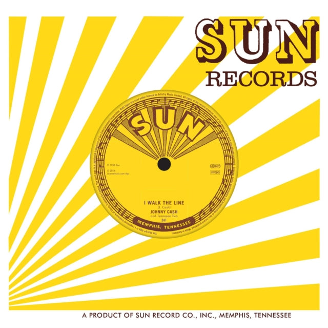 CASH, JOHNNY | I WALK THE LINE / GET RHYTHM | 7IN VINYL