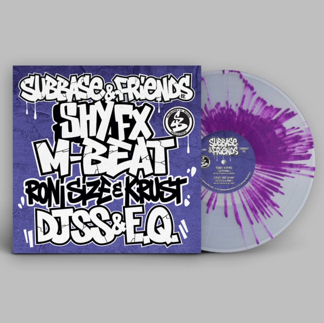 VARIOUS ARTISTS | SUBBASE & FRIENDS (EP) (TRANSPARENT WITH PURPLE SPLATTER VINYL) | 12IN VINYL