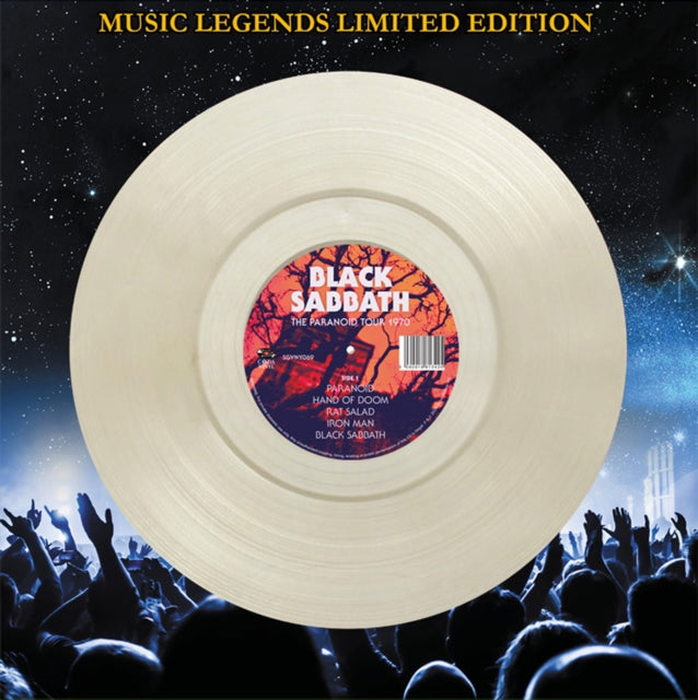 BLACK SABBATH | PARANOID TOUR 1970 (CLEAR VINYL) | VINYL RECORD (LP)