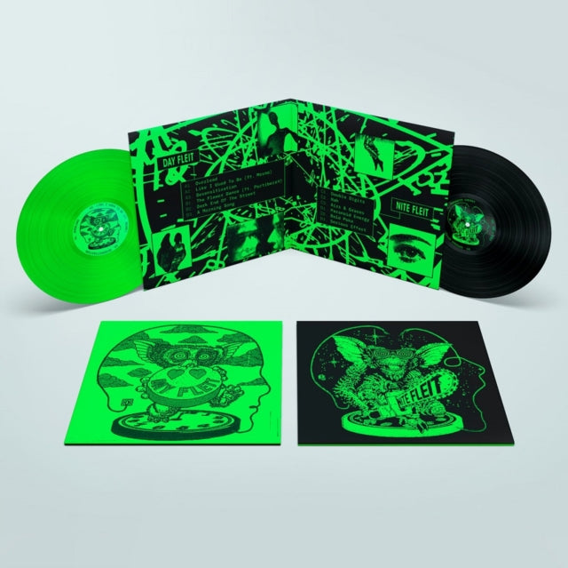 NITE FLEIT | DAY FLEIT / NIGHT FLEIT (2LP/FLUORESCENT GREEN & BLACK VINYL) | VINYL RECORD (LP)