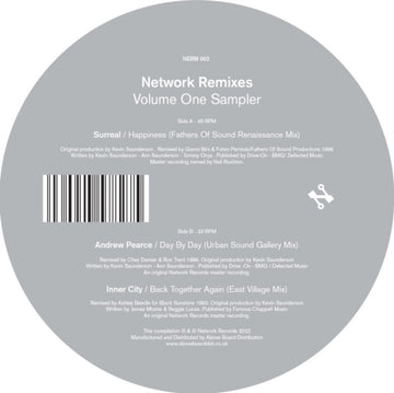 NETWORK REMIXES: VOLUME ONE SAMPLER | 12IN VINYL