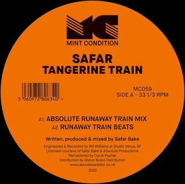 TANGERONE TRAIN | 12IN VINYL