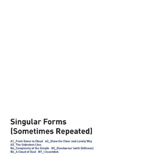 CHAUVEAU, SYLVAIN | SINGULAR FORMS (SOMETIMES REPEATED) | VINYL RECORD (LP)