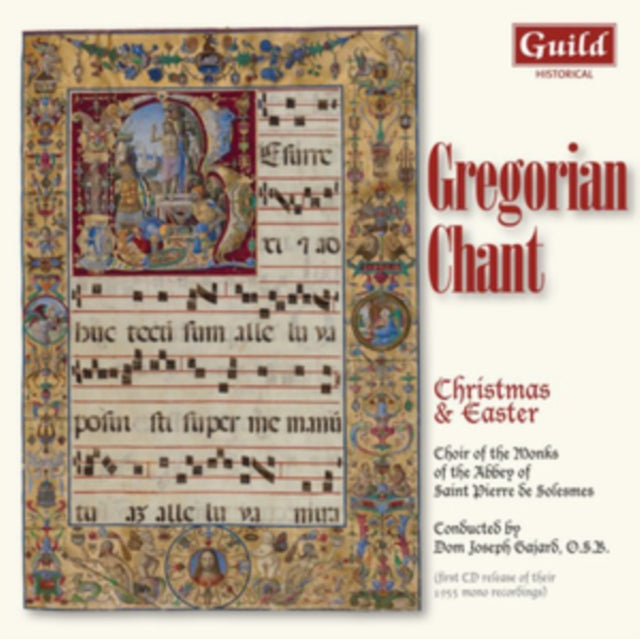 CHOIR OF THE MONKS OF THE ABBEY OF SAINT PIERRE DE SOLESMES | CHOIR OF THE MONKS OF THE ABBEY OF SAINT PIERRE DE SOLESMES: GREGORIAN CHANT - CHRISTMAS & EASTER | CD