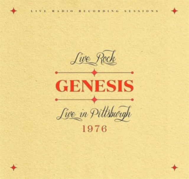 GENESIS | LIVE IN PITTSBURGH 1976 | CD