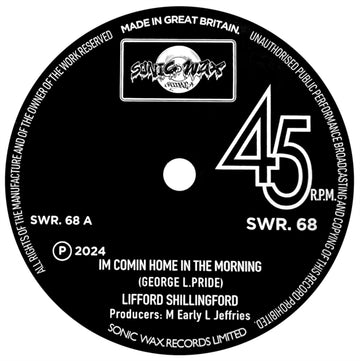 IM COMIN HOME IN THE MORNING | 7IN VINYL