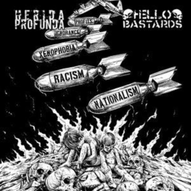HERIDA PROFUNDA; HELLO BASTARDS | HERIDA PROFUNDA/HELLO BASTARDS | 7IN VINYL