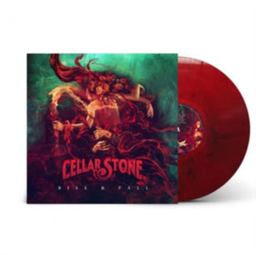 CELLAR STONE | RISE & FALL (RED/BLACK MARBLED VINYL) | VINYL RECORD (LP)