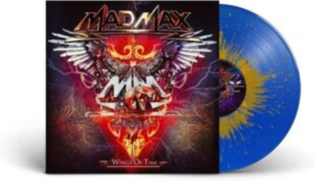 MAD MAX | WINGS OF TIME (BLUE/GOLD VINYL) | VINYL RECORD (LP)