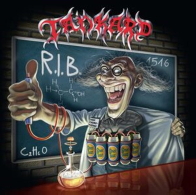 TANKARD | R.I.B. (RED/WHITE/BLACK SPLATTER VINYL) | VINYL RECORD (LP)