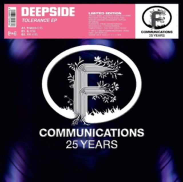 DEEPSIDE (LUDOVIC NAVARRE) | TOLERANCE EP | 12IN VINYL