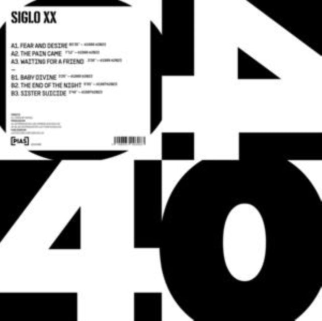 SIGLO XX | PIAS 40 | 12IN VINYL