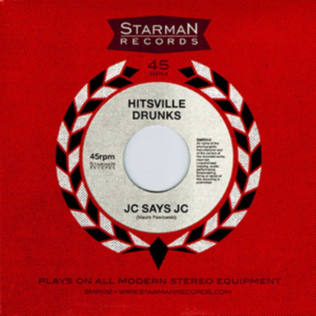 HITSVILLE DRUNKS | JC SAYS JC | 7IN VINYL