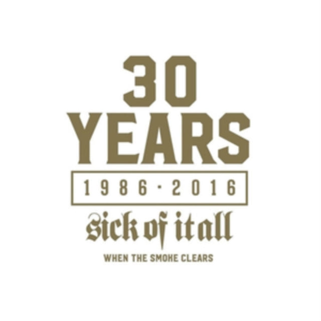 SICK OF IT ALL | WHEN THE SMOKE CLEARS (GOLD VINYL) | VINYL RECORD (LP)