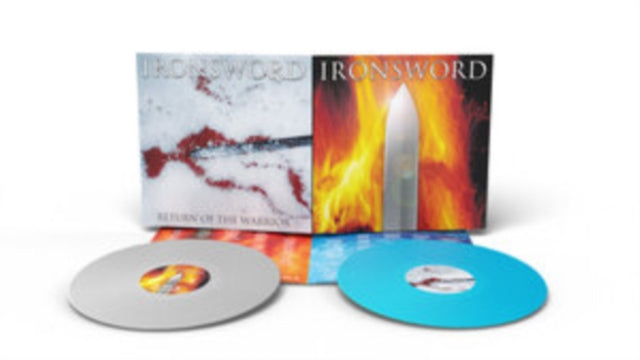 IRONSWORD | IRONSWORD (BLUE VINYL) /  RETURN OF THE WARRIOR (SILVER VINYL) | VINYL RECORD (LP)