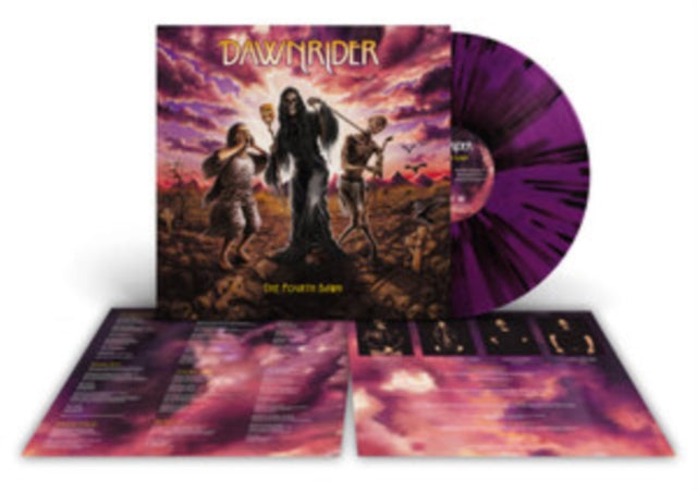 DAWNRIDER | FOURTH DAWN (PURPLE/BLACK SPLATTER VINYL) | VINYL RECORD (LP)
