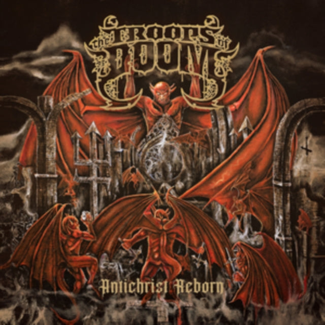 TROOPS OF DOOM | ANTICHRIST REBORN (ORANGE CRUSH VINYL) | VINYL RECORD (LP)