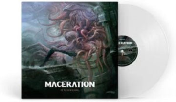 MACERATION | IT NEVER ENDS (WHITE VINYL) | VINYL RECORD (LP)