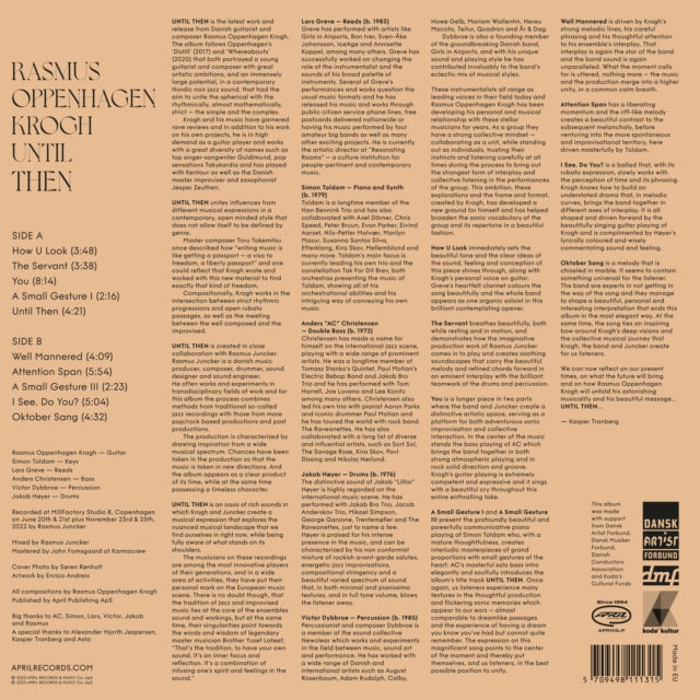 KROGH, RASMUS OPPENHAGEN | UNTIL THEN | VINYL RECORD (LP)