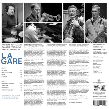 TOFTEMARK, ANDREAS QUARTET FEAT. GERARD PRESENCER | LA GARE | VINYL RECORD (LP)