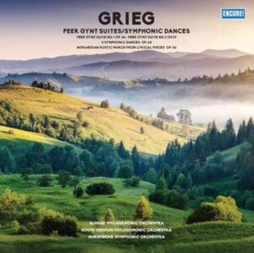GRIEG - PEER GYNT SUITES. SYMPHONIC DANCES (LUCKY DIP MARBLE VINYL) | VINYL RECORD (LP)