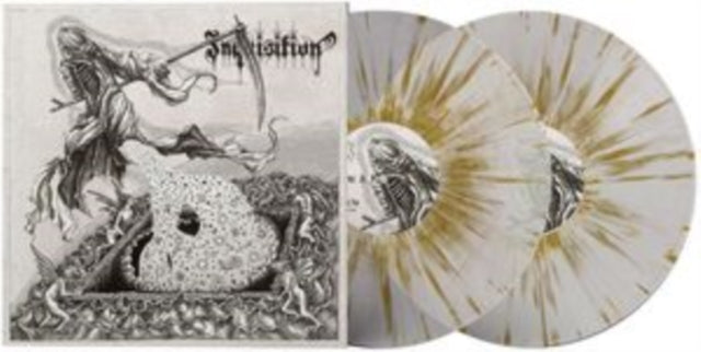 INQUISITION | BLACK MASS FOR A MASS GRAVE (MONOCHROME EDITION) (SPLATTER VINYL/2LP) | VINYL RECORD (LP)