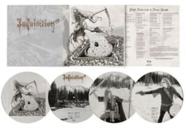 INQUISITION | BLACK MASS FOR A MASS GRAVE (MONOCHROME EDITION) (PICTURE DISC) (2LP) | VINYL RECORD (LP)