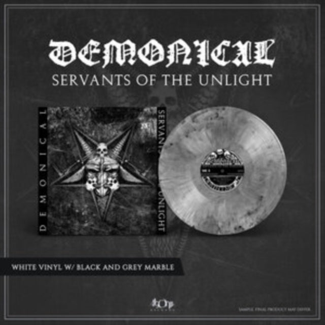 DEMONICAL | SERVANTS OF UNLIGHT (LIMITED/WHITE/GREY/BLACK MARBLED VINYL) | VINYL RECORD (LP)