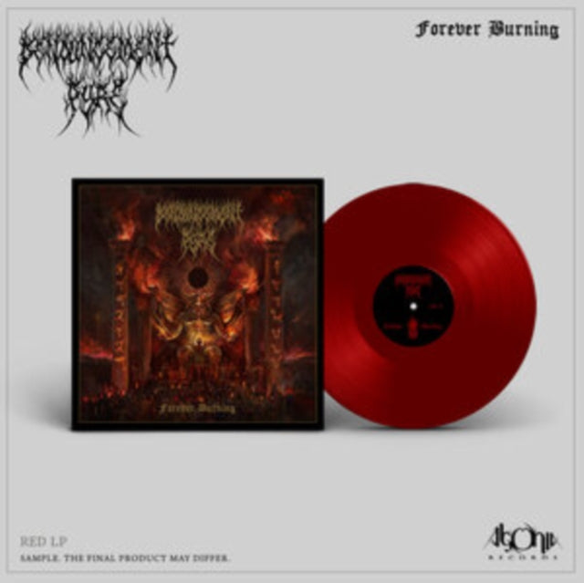 DENOUNCEMENT PYRE | FOREVER BURNING (RED VINYL) | VINYL RECORD (LP)