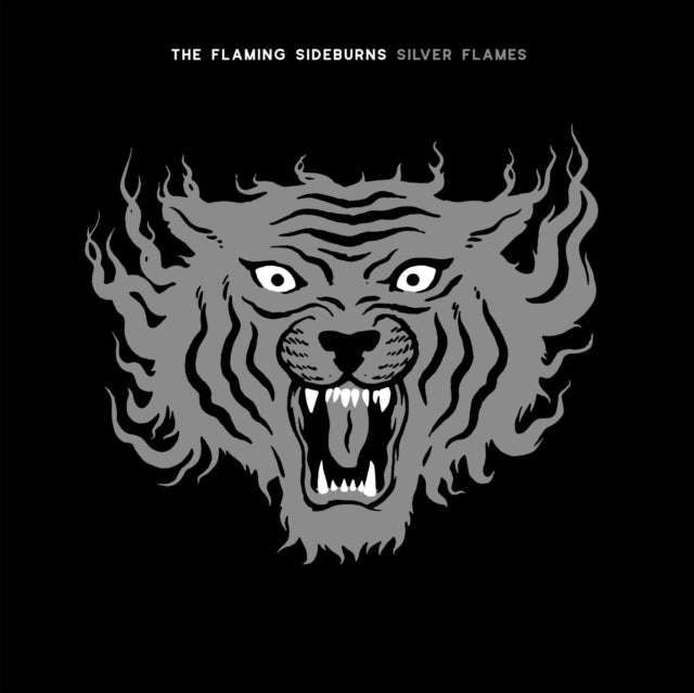 FLAMING SIDEBURNS | SILVER FLAMES | VINYL RECORD (LP)