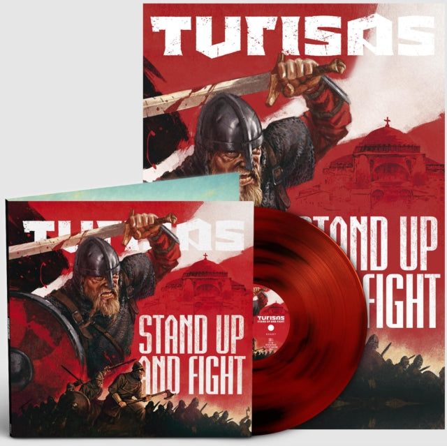 TURISAS | STAND UP & FIGHT (RED VINYL) | VINYL RECORD (LP)