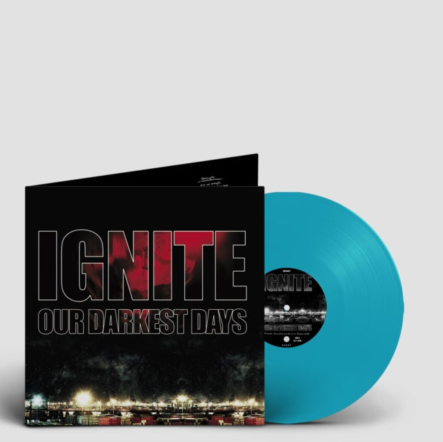 IGNITE | OUR DARKEST DAYS (TURQUOISE VINYL) | VINYL RECORD (LP)