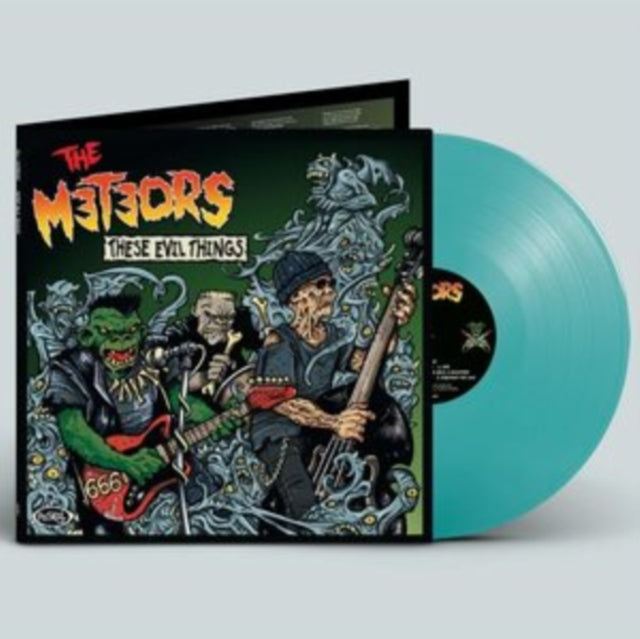 METEORS | THESE EVIL THINGS (BLUE CURACAO COLOR VINYL) | VINYL RECORD (LP)