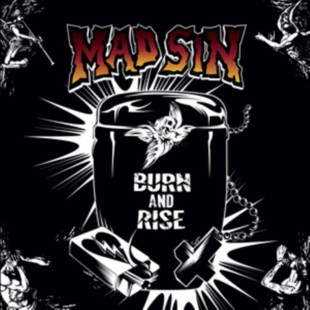 MAD SIN | BURN & RISE (RED VINYL) (IMPORT) | VINYL RECORD (LP)